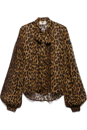 ANIYE BY Femme, Blouses et Chemises, Brun, Taille: 40 FR Chemises à pois pour femmes