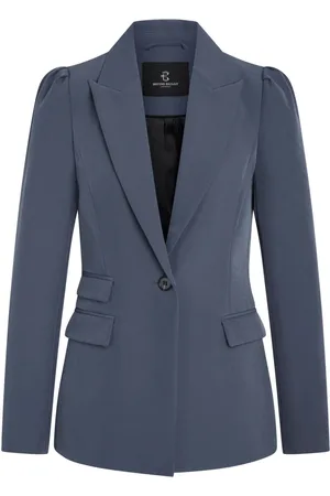 Bruuns Bazaar Femme, Vestes, Bleu, Taille: 40 FR Veste Blazer Indigo Vintage