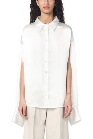 ERIKA CAVALLINI Femme, Blouses et Chemises, Blanc, Taille: 42 FR Chemise à manches longues