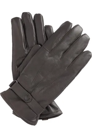Barbour Homme, Accessoires, Brun, Taille: L Gants Thinsulate en Cuir Brun Vieilli