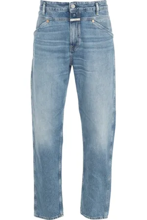 Closed Homme, Jeans, Bleu, Taille: W33 Jean Bleu Coupe Fuselée X-Lent