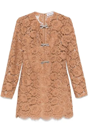 Self-Portrait Femme, Robes, Brun, Taille: 36 FR Robe Abito
