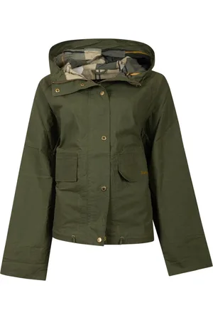 Barbour Femme, Vestes, Vert, Taille: 38 FR Veste de pluie élégante pour femmes