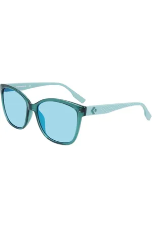 Converse Femme, Accessoires, Vert, Taille: ONE Size Lunettes de soleil à monture injectée verte avec verres de catégorie 3