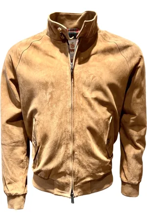 Baracuta Homme, Vestes, Brun, Taille: 2XL Veste en Velours Cuir Tabac
