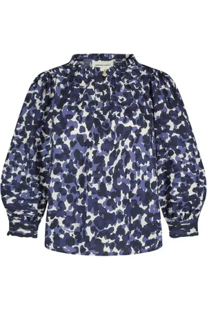 Fabienne Chapot Femme, Blouses et Chemises, Bleu, Taille: 40 FR Dascha Top