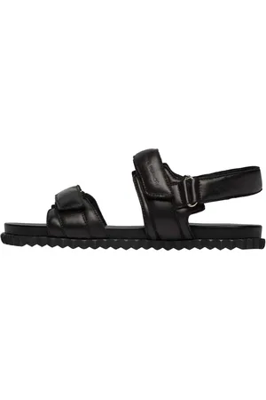 Voile blanche Femme, Chaussures, Noir, Taille: 40 EU Sandales en cuir Livya