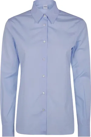 Aspesi Femme, Blouses et Chemises, Bleu, Taille: 38 FR Veste Élégante pour Homme