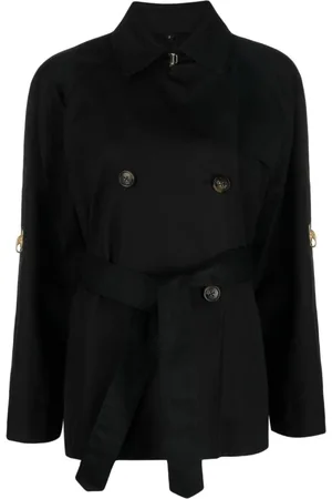 FAY Femme, Manteaux, Noir, Taille: 36 FR Manteau croisé