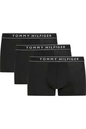 Tommy Hilfiger Homme, Sous-vêtements, Noir, Taille: 2XL Boxers en coton stretch 3 pièces