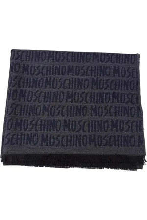 Moschino Homme, Accessoires, Noir, Taille: ONE Size Écharpe d`Hiver de Luxe pour Homme