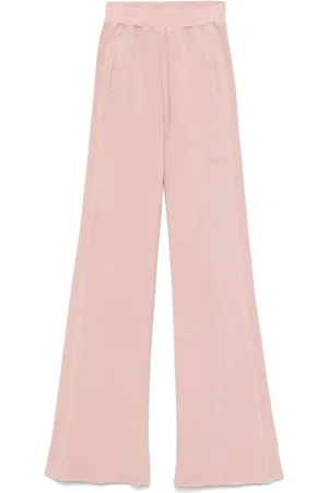 Dondup Femme, Pantalons, Rose, Taille: 38 FR Pantalon Rose à Taille Élastique
