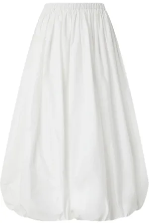 Pinko Femme, Jupes, Blanc, Taille: 38 FR Jupe Blanche en Coton Ss25