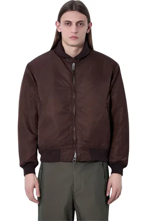 ENGINEERED GARMENTS Homme, Vestes, Brun, Taille: S Veste en Nylon avec Bordures Côtelées