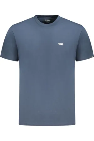 Vans Homme, Tops, Bleu, Taille: M T-shirt en Coton Iconique avec Impression Audacieuse