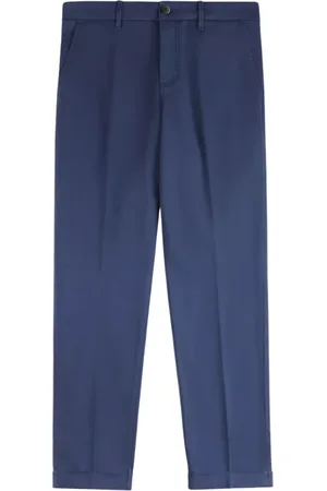FAY Femme, Pantalons, Bleu, Taille: W28 Pantalon Chino Marine