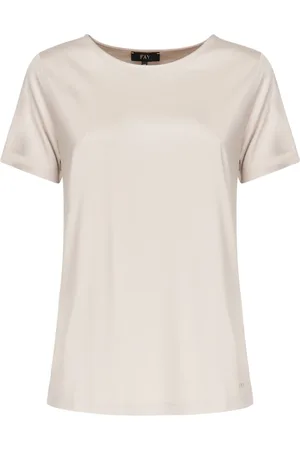 FAY Femme, Tops, Blanc, Taille: 36 FR T-shirts et Polos Blancs, Manches Courtes