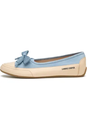 Candice Cooper Femme, Chaussures, Multicolore, Taille: 39 EU Ballerines en cuir tamponné et suède Candy BOW