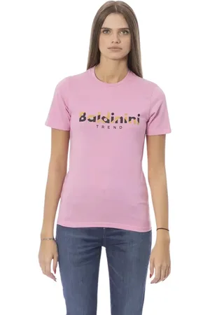 BALDININI Femme, Tops, Rose, Taille: 38 FR Hauts T-Shirt Rose Tendance en Coton