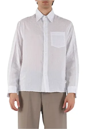 COSTUMEIN Homme, Chemises, Bleu, Taille: L Chemise rayée en coton