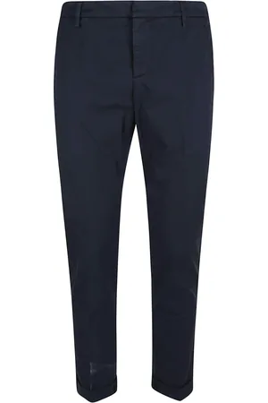 Dondup Homme, Pantalons, Bleu, Taille: W33 Pantalon Bleu Style Classique Confort