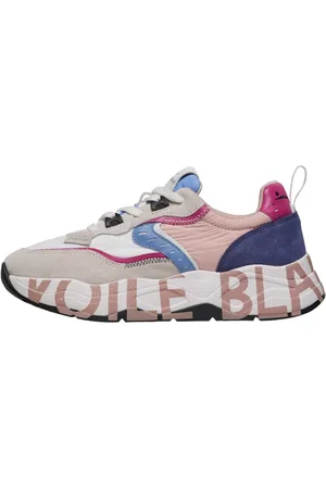 Voile blanche Femme, Chaussures, Multicolore, Taille: 41 EU Baskets en suède et tissu technique Club105.