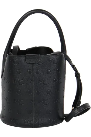Manila Grace Femme, Sacs, Noir, Taille: ONE Size Sac Seau Noir avec Bandoulière Amovible