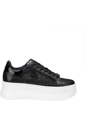 Cult Femme, Chaussures, Noir, Taille: 40 EU Baskets Urbaines Noires pour Femmes