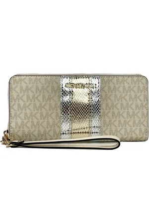 Michael Kors Femme, Accessoires, , Taille: ONE Size Portefeuille Continental à Rayures avec Dragonne Amovible