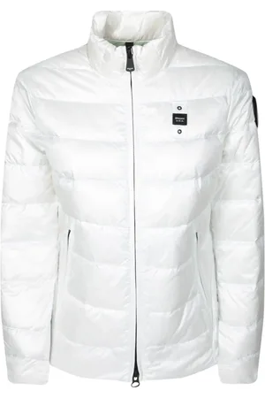Blauer Femme, Vestes, Blanc, Taille: 40 FR Veste Blanche en Duvet pour Femmes