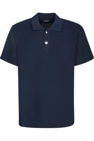 Jacquemus Homme, Tops, Bleu, Taille: M Pull Bleu Col Classique Style Polo