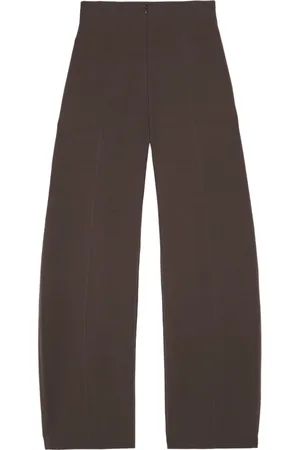 Cortana Femme, Pantalons, Brun, Taille: 36 FR Pantalon Marron Taille Haute