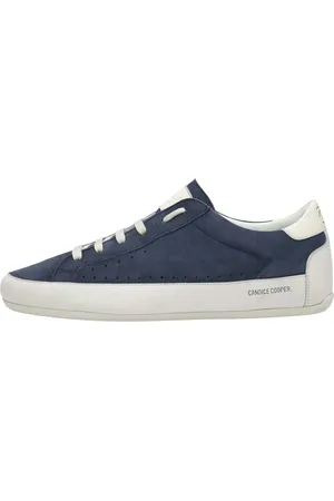 Candice Cooper Homme, Chaussures, Bleu, Taille: 42 EU Baskets en cuir et daim