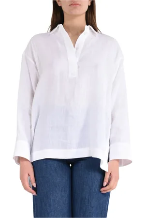 Max Mara Femme, Blouses et Chemises, Blanc, Taille: 36 FR Chemise Polo Modèle Varese
