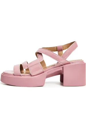 CESARE GASPARI Femme, Chaussures, Rose, Taille: 36 EU Sandales à talons blocs - Rose
