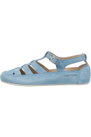 Candice Cooper Femme, Chaussures, Bleu, Taille: 38 EU Sandales en daim Rock T-Bar