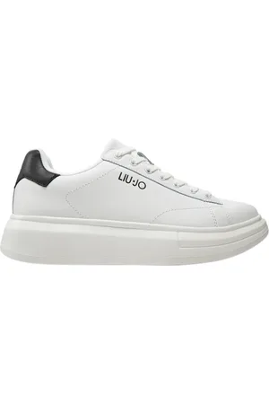 Liu Jo Homme, Chaussures, Blanc, Taille: 40 EU Baskets Blanches Design Minimaliste Bout Rond