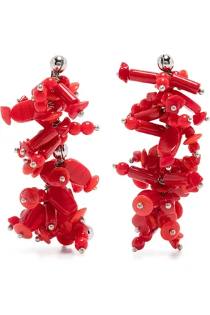 DRIES VAN NOTEN Femme, Accessoires, Rouge, Taille: ONE Size Boucles d
