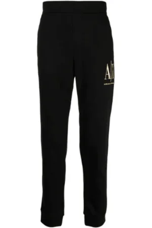 Armani Exchange Homme, Pantalons, Noir, Taille: S Pantalons de survêtement Noir H pour Homme
