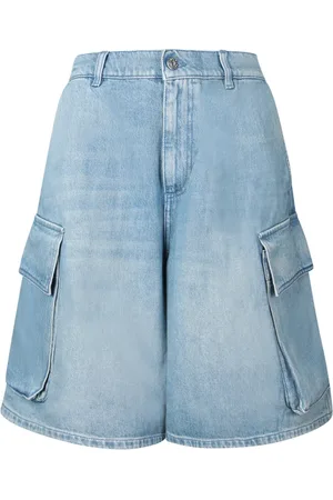 J.W.Anderson Homme, Shorts, Bleu, Taille: S Shorts Bermuda Bleu Poches Élégantes