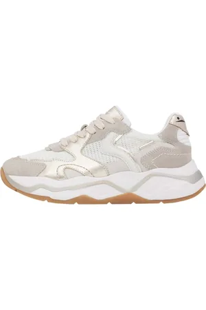 Voile blanche Femme, Chaussures, Multicolore, Taille: 38 EU Baskets en suède et tissu technique Club119 Mesh.