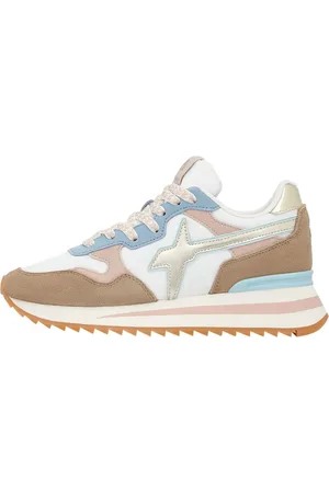 W6YZ Femme, Chaussures, Rose, Taille: 39 EU Baskets en tissu technique et suède Yak-W.