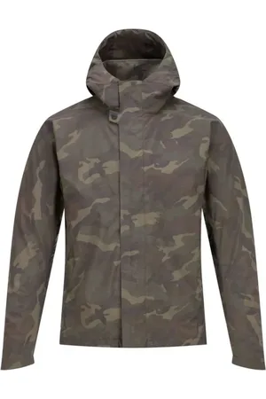 HERNO Homme, Vestes, Vert, Taille: L Veste à Capuche Camouflage avec Poches