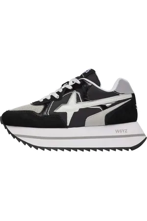 W6YZ Femme, Chaussures, Noir, Taille: 40 EU Baskets en tissu et suède Deva W.