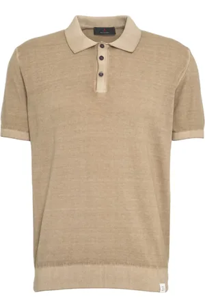 Peuterey Homme, Tops, , Taille: L Polo Tricot Marron Ss25