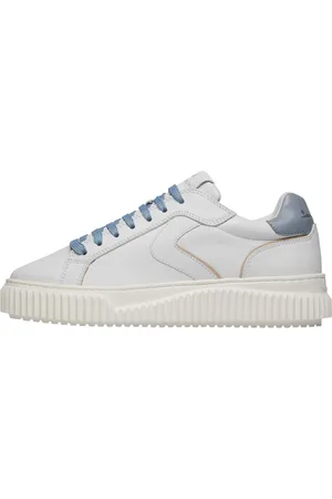 Voile blanche Femme, Chaussures, Blanc, Taille: 38 EU Baskets en cuir Lipari