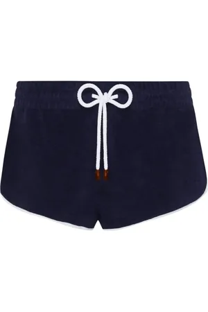 Vilebrequin Femme, Shorts, Bleu, Taille: 38 FR Short de bain en éponge VBQ Line