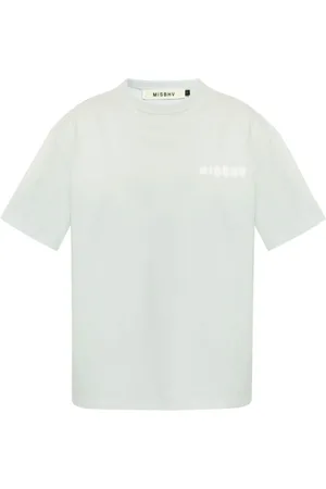 MISBHV Homme, Tops, Bleu, Taille: S T-shirt Bleu Élégant pour Homme