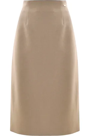 Kocca Femme, Jupes, , Taille: 44 FR Jupe Viscose Lignes Épurées