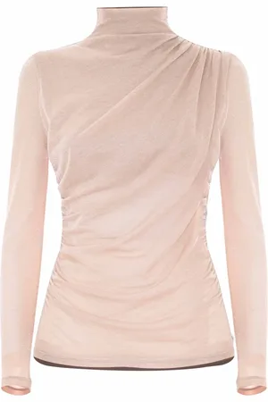 Kocca Femme, Tops, , Taille: 42 FR T-shirt à col polo drapé